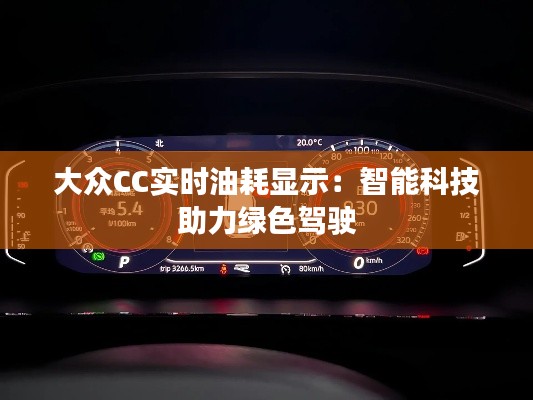 大众CC实时油耗显示：智能科技助力绿色驾驶
