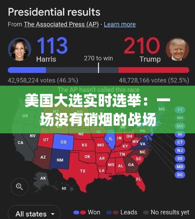 美国大选实时选举：一场没有硝烟的战场