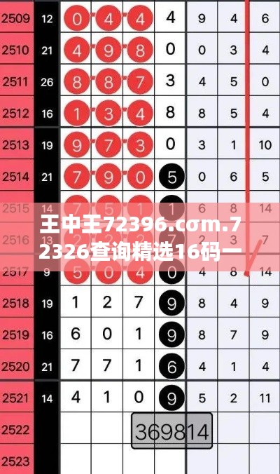 王中王72396.cσm.72326查询精选16码一：解码数字，发现生活中的小确幸