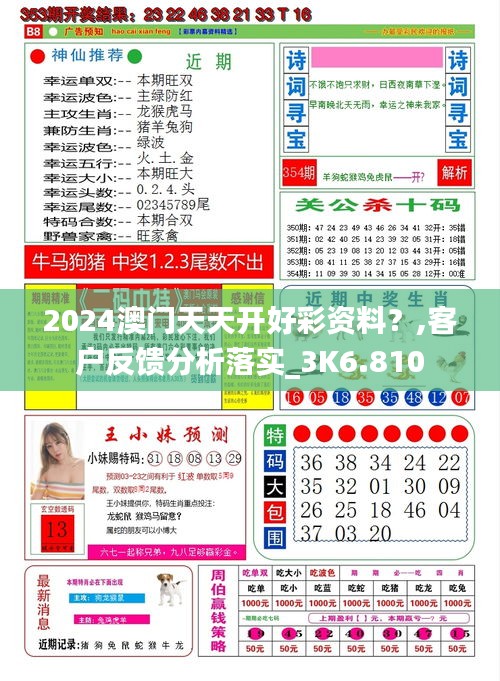 2024澳门天天开好彩资料？,客户反馈分析落实_3K6.810