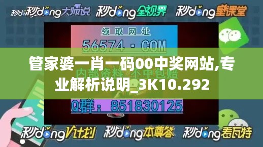 管家婆一肖一码00中奖网站,专业解析说明_3K10.292