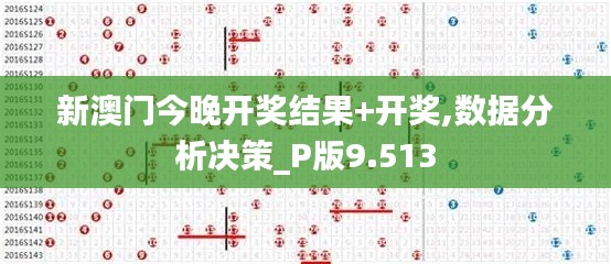 新澳门今晚开奖结果+开奖,数据分析决策_P版9.513