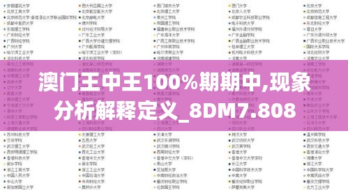 澳门王中王100%期期中,现象分析解释定义_8DM7.808