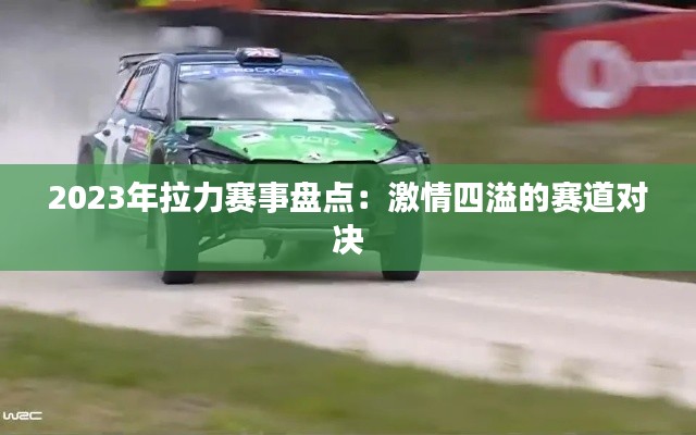 2023年拉力赛事盘点：激情四溢的赛道对决