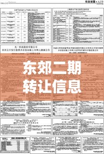 东郊二期转让信息公示最新：东郊二手房信息 