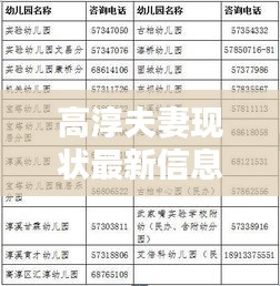高淳夫妻现状最新信息查询：高淳官方 