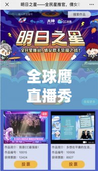 全球鹰直播秀揭秘，科技与文化的完美融合盛宴