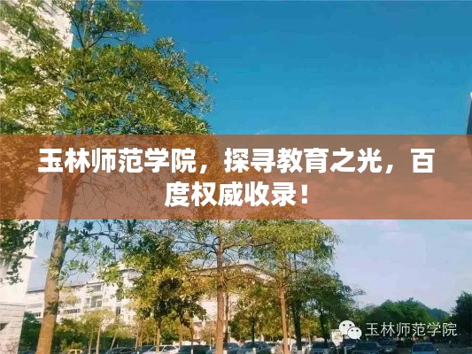 玉林师范学院，探寻教育之光，百度权威收录！