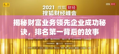 揭秘财富业务领先企业成功秘诀，排名第一背后的故事