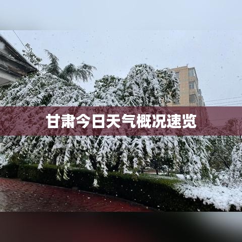 甘肃今日天气概况速览