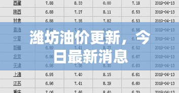 潍坊油价更新，今日最新消息
