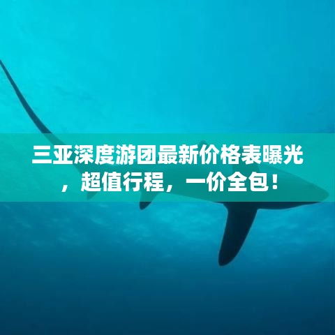 三亚深度游团最新价格表曝光，超值行程，一价全包！