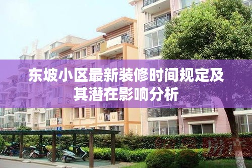 东坡小区最新装修时间规定及其潜在影响分析