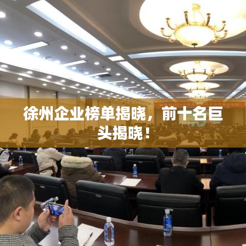 徐州企业榜单揭晓，前十名巨头揭晓！