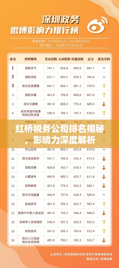 红桥税务公司排名揭秘，影响力深度解析