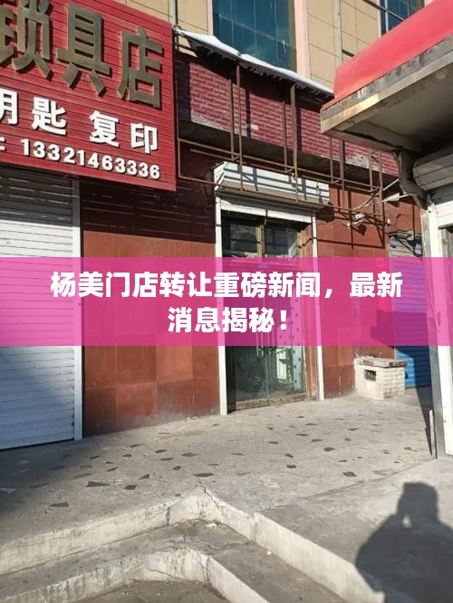 杨美门店转让重磅新闻，最新消息揭秘！