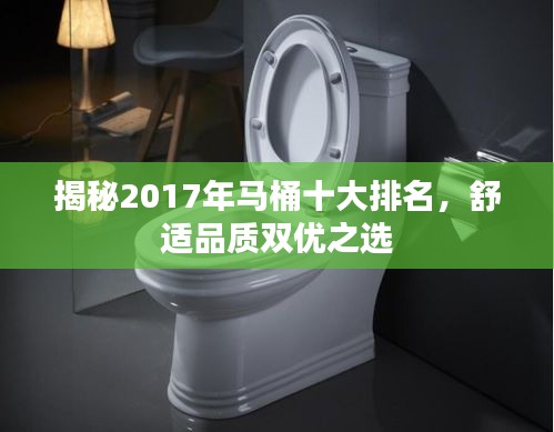 揭秘2017年马桶十大排名，舒适品质双优之选