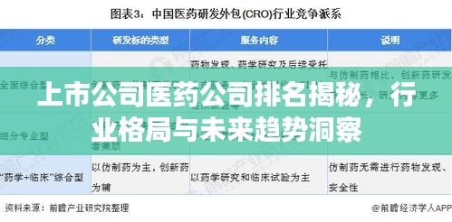 上市公司医药公司排名揭秘，行业格局与未来趋势洞察