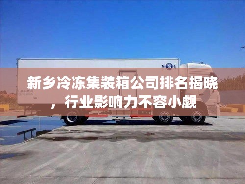 新乡冷冻集装箱公司排名揭晓，行业影响力不容小觑