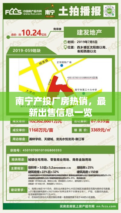 南宁产投厂房热销，最新出售信息一览