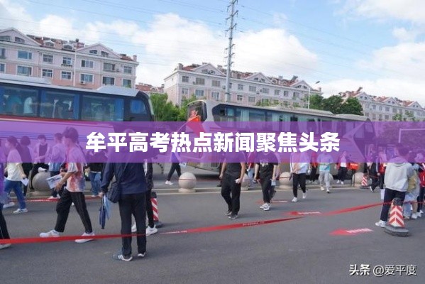牟平高考热点新闻聚焦头条