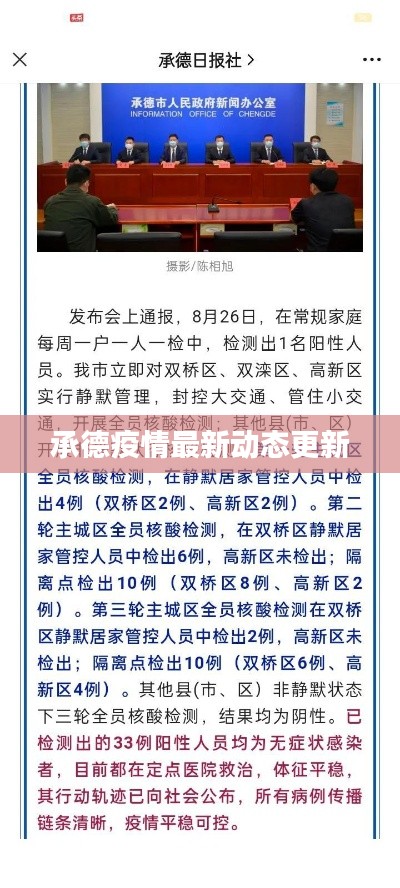 承德疫情最新动态更新