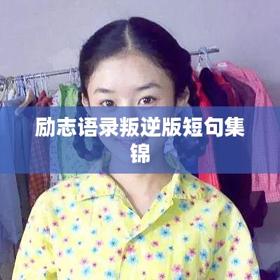 励志语录叛逆版短句集锦