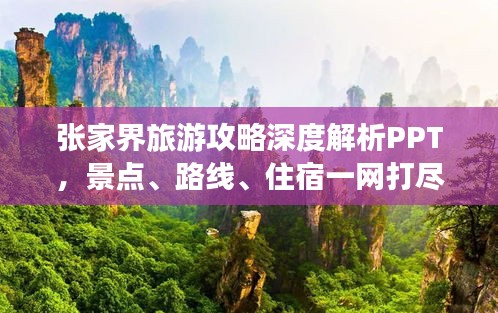 张家界旅游攻略深度解析PPT，景点、路线、住宿一网打尽